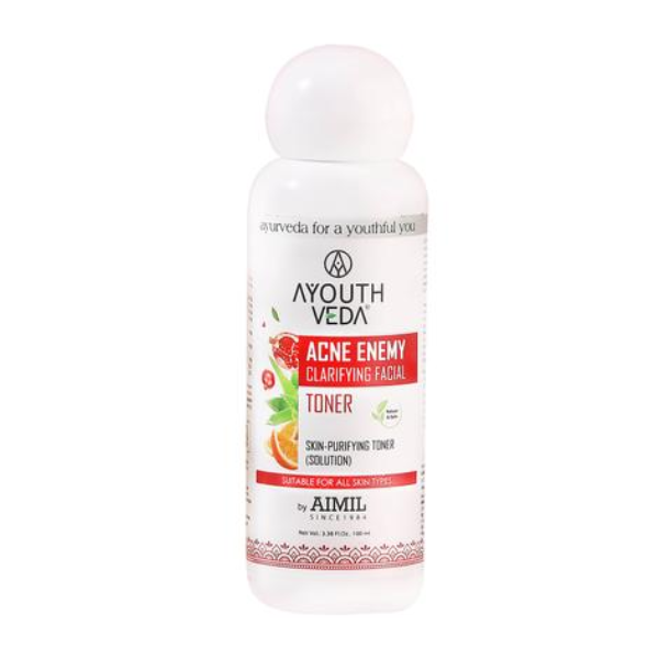 Ayouthveda Acne Enemy Toner - Pack of 2 (100 ml each)