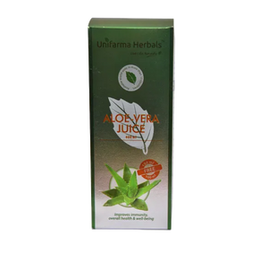 UNIFARMA HERBALS ALOE-VERA JUICE - PACK OF 2 (600ML EACH)