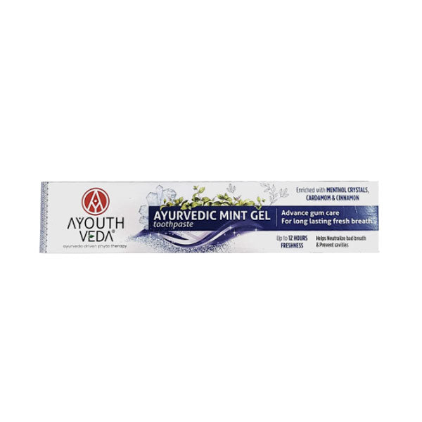 AYOUTHVEDA AYURVEDIC MINT GEL TOOTHPASTE - Pack of 5 (100 GM each)