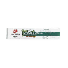 AYOUTHVEDA NATURAL WHITENING TOOTHPASTE - Pack of 5 (100 GM Each)