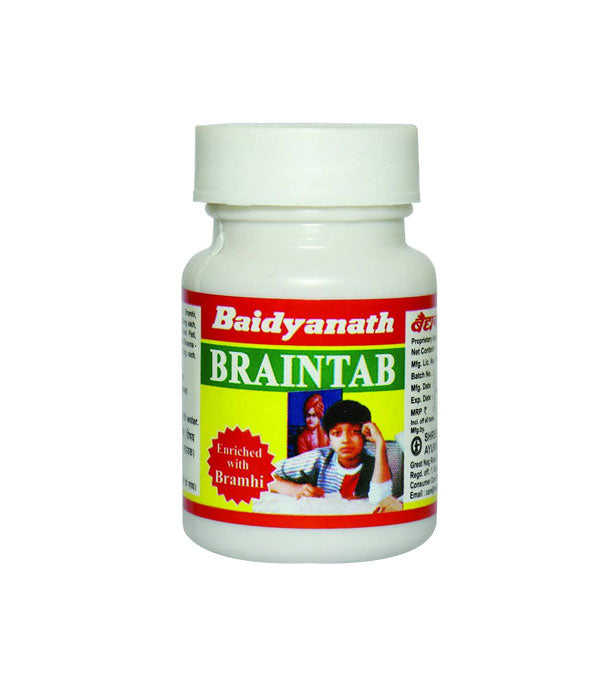 Baidyanath Braintab Tablets - Pack of 3 (50 Tabs each)