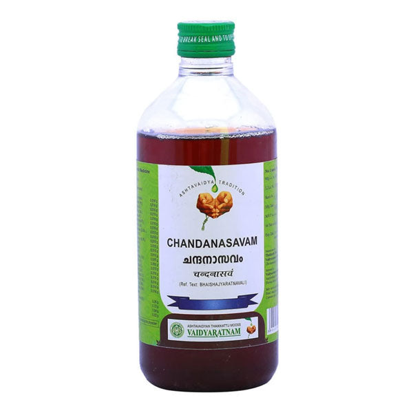VAIDYARATNAM CHANDANASAVAM - PACK OF 5 (450 ML EACH)