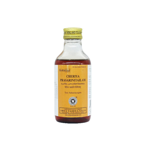 KOTTAKKAL AYURVEDA CHERIYA PRASARANI TAILAM - PACK OF 2 (200 ML EACH)