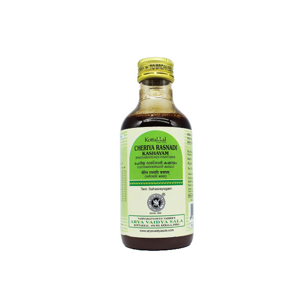 KOTTAKKAL AYURVEDA CHERIYA RASNADI KASHAYAM - PACK OF 2 (200 ML EACH)