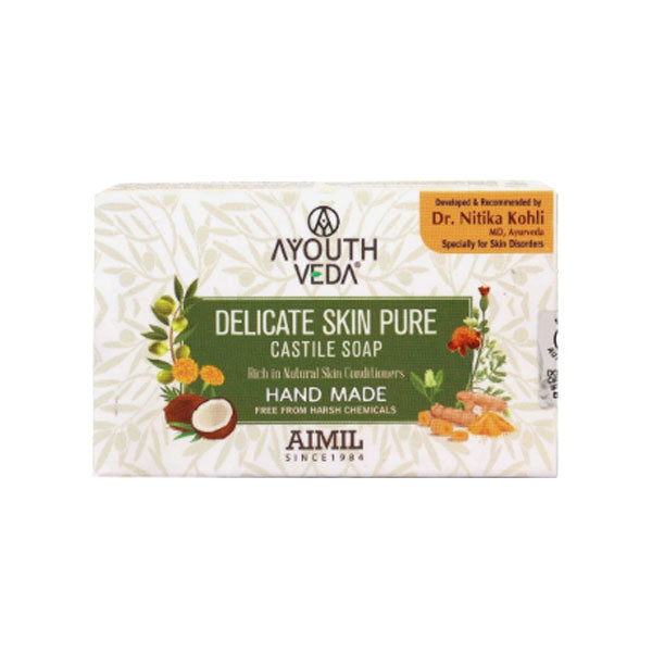 DELICATE SKIN PURE CASTILE SOAP - Pack of 4 (100 GM each)