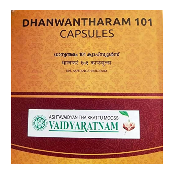 VAIDYARATNAM DHANWANTHARAM 101 CAPSULES (100 CAPS)