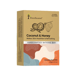 Four Seasons Ayurveda Coconut & Honey Bathing Bar (125 GM)