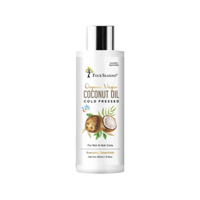 Four Seasons Ayurveda Organic Virgin Coconut Oil - pack of 2 (200 ML each)