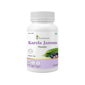 Four Seasons Ayurveda Karela Jamun Powder - Pack of 7 (100 GM each)