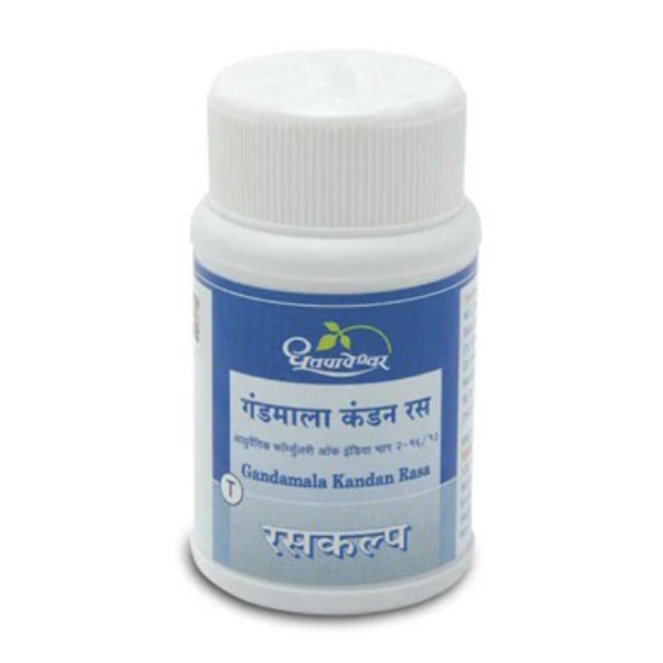 DHOOTAPAPESHWAR GANDAMALA KANDAN RASA - PACK OF 4 (60 TABLETS EACH)