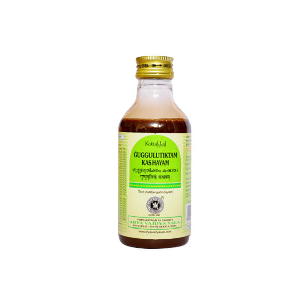 KOTTAKKAL AYURVEDA GULGULUTHIKTHAM KASHAYAM - PACK OF 2 (200 ML EACH)