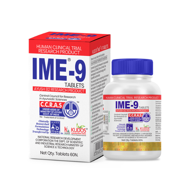 Kudos IME-9 Tablets- Pack of 2 (60 Tablets each)