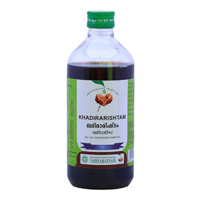VAIDYARATNAM KHADIRARISHTAM - PACK OF 4 (450 ML EACH)