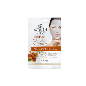 OAT SILK & HONEY FACE SERUM SHEET MASK - PACK OF 4 (20 GM EACH)