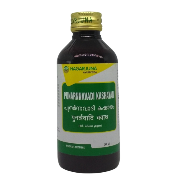 NAGARJUNA PUNARNNAVADI KASHAYAM - Pack of 4 (200 ML Each)