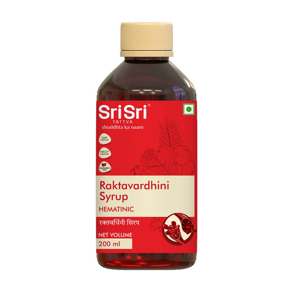 Sri Sri Tattva Raktavardhini Syrup - Pack of 3 (200 ml Each)