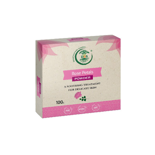 DISHANT ROSE PETALS POWDER - PACK OF 5 (100 GM EACH)