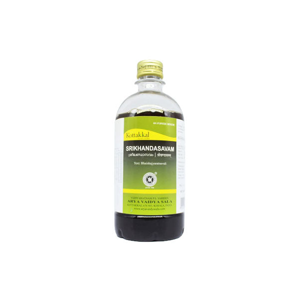KOTTAKKAL AYURVEDA SRIKHANDASAVAM - PACK OF 4 (450 ML EACH)