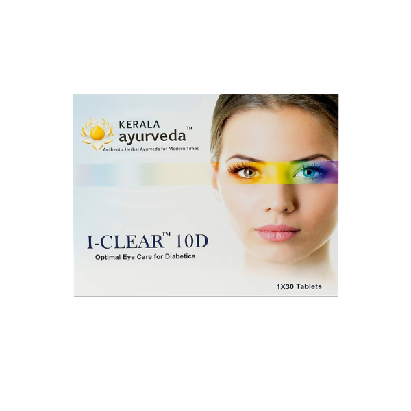 KERALA AYURVEDA I-CLEAR 10D TABLET - Pack of 2 (30 TABS Each)