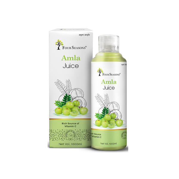 Four Seasons Ayurveda Amla Juice - Pack of 2 (500 ML each)