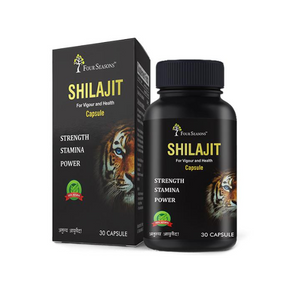 Four Seasons Ayurveda Shilajit Capsule - Pack of 3 (30 Caps each)