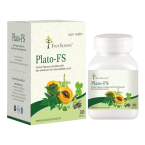 Four Seasons Ayurveda Plato-FS Tablet - Pack of 3 (60 Tabs each)