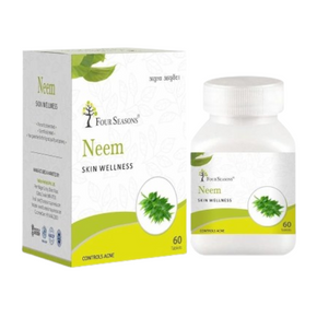 Four Seasons Ayurveda Neem Tablet - pack of 3 (60 Tabs each)