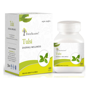 Four Seasons Ayurveda Tulsi Tablet - Pack of 3 (60 Tabs each)