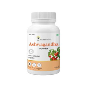 Four Seasons Ayurveda Ashwagandha Powder - Pack of 4 (100 GM each)