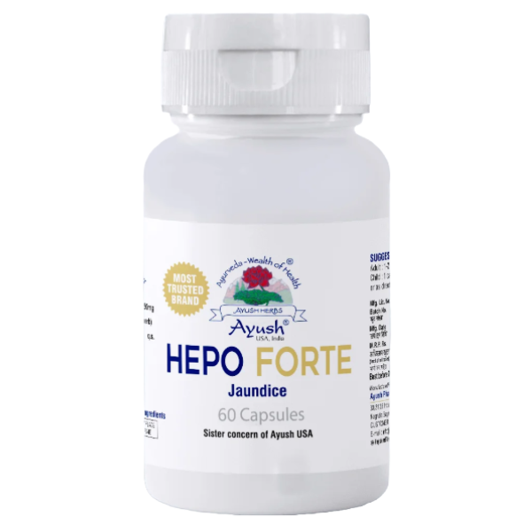 AYUSH HEPO FORTE - Pack of 2 (60 Capsules each)