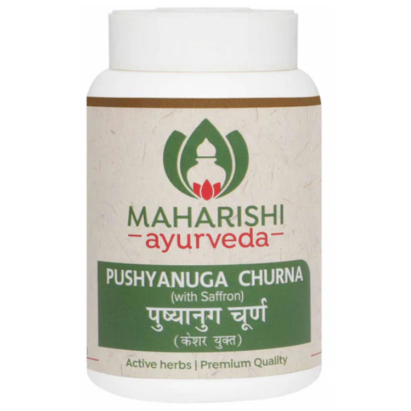MAHARISHI AYURVEDA PUSHYANUGA CHURNA (WITH SAFFRON - 25 gm)