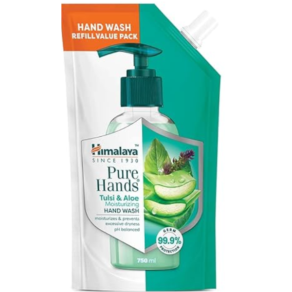 Pure Hands Tulsi & Aloe Moisturizing Hand Wash - Pack of 3