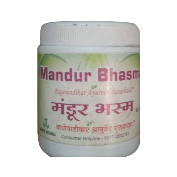 BAGEWADIKAR AYURVED MANDUR BHASMA - Pack of 2 (50 gm each)