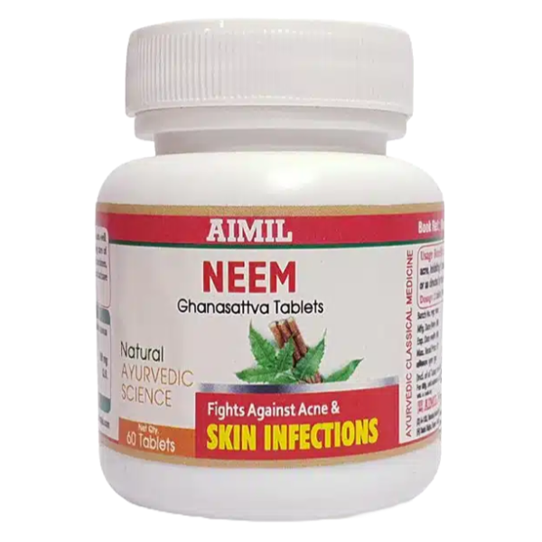 AIMIL NEEM TABLET - PACK OF 5 (60 Tabs EACH)
