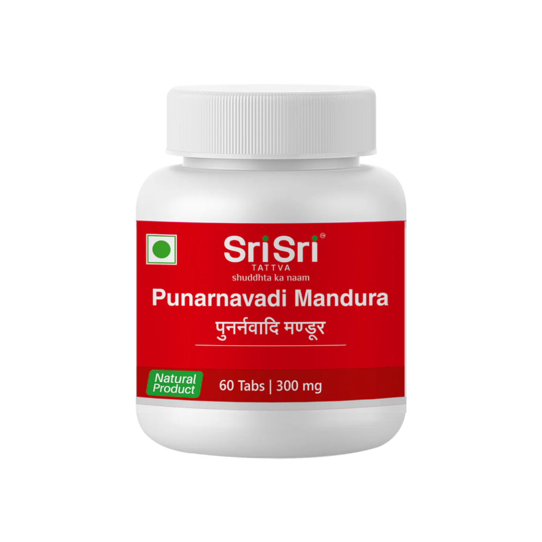 SRI SRI TATTVA PUNARNAVADI MANDURA - PACK OF 2 (60 TABS EACH)