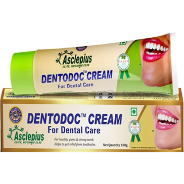 ASCLEPIUS DENTODOC CREAM - PACK OF 2 (100 GM EACH)