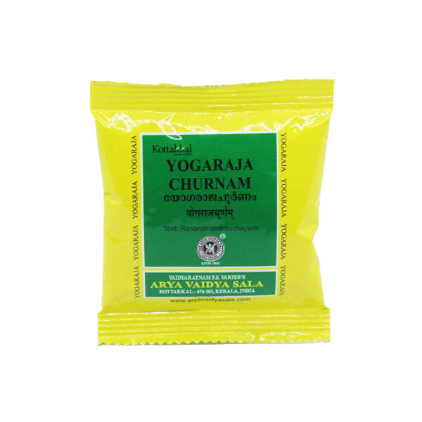 KOTTAKKAL AYURVEDA YOGARAJA CHURNAM - PACK OF 14 (10 GM EACH)
