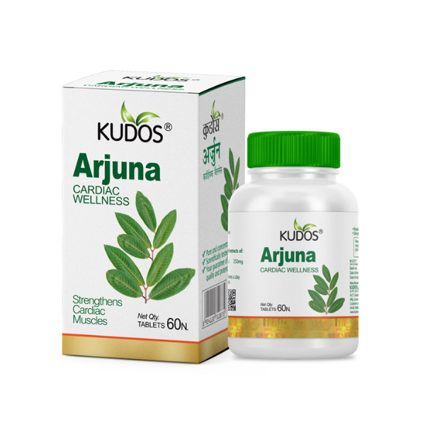 Kudos Arjuna Tablets- Pack of 3 (60 tablets each)