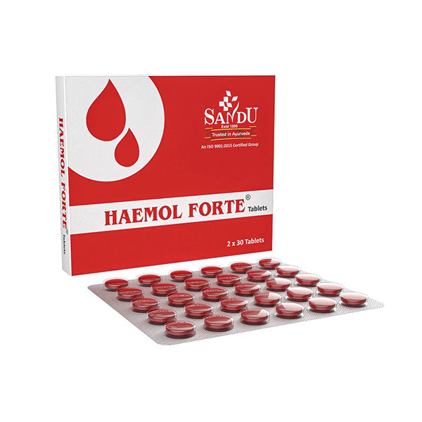 SANDU HAEMOL FORTE - PACK OF 2 (60 TABLETS EACH)