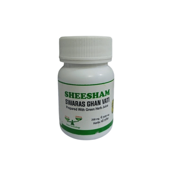 SHEESHAM SWARAS GHAN VATI (60 TABLETS)