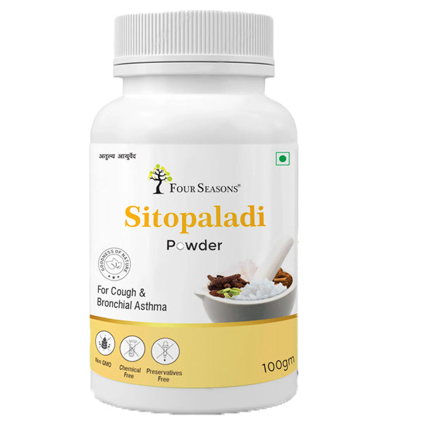 Four Seasons Sitopaladi Churna - pack of 4 (100 gm each)