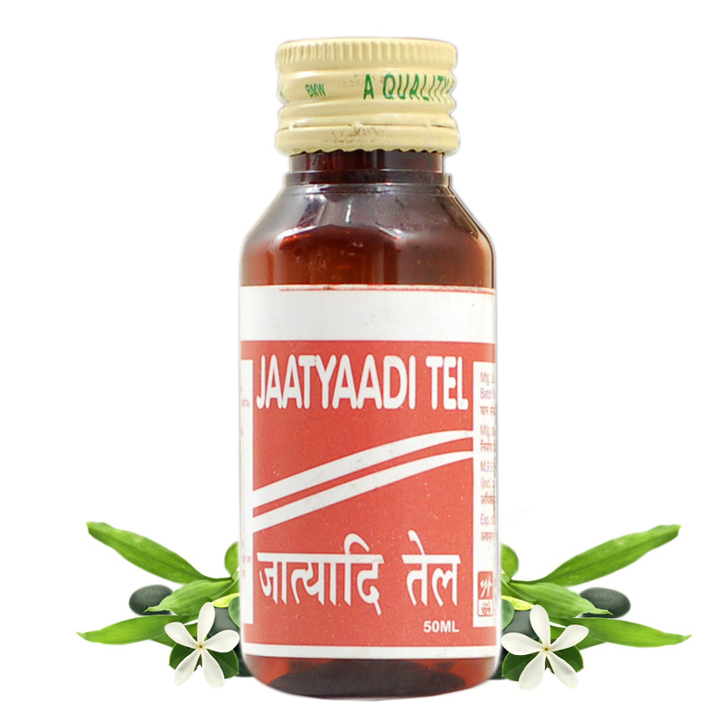 JAATYAADI TEL (JATYADI OIL) - Pack of 4 (50 ML each)