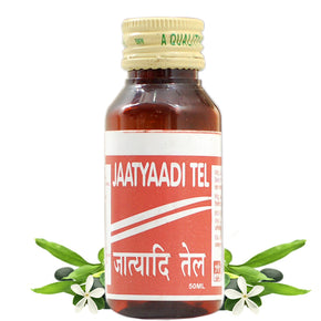 JAATYAADI TEL (JATYADI OIL) - Pack of 4 (50 ML each)