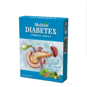 Multani Diabetex Strong Capsule - Pack of 3 (30 Caps Each)