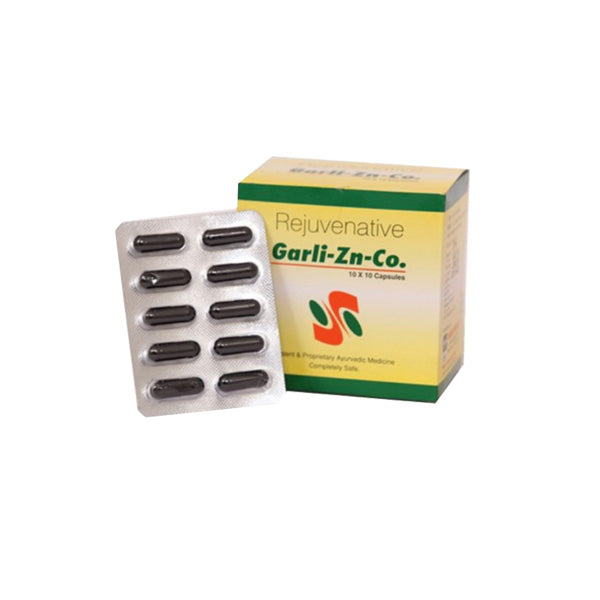 GARLI-ZN-CO CAPSULE - Pack of 3 (1 STRIP 10 CAPSULES each)