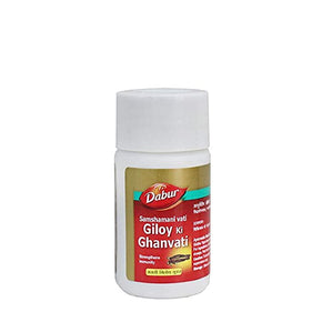Dabur Giloy Ki Ghanvati - Pack of 4 (40 Tabs each)
