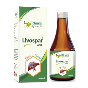 RHUSHI AYURVEDA Livospar Syrup ( Liver Health Syrup) - Pack of 2 (200 ml Each)