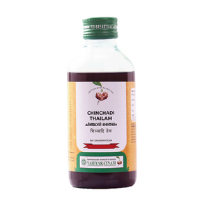 VAIDYARATNAM CHINCHADI THAILAM - PACK OF 3 (200 ML EACH)