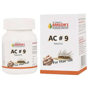 BAKSON'S HOMEOPATHY AC #9 FOR HAIR FALL TABLETS