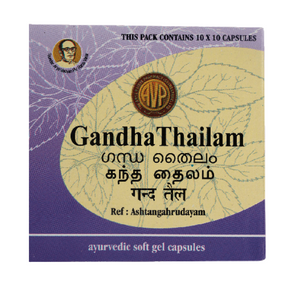 AVP GANDHA THAILAM GEL CAPSULES (100 CAPSULES)